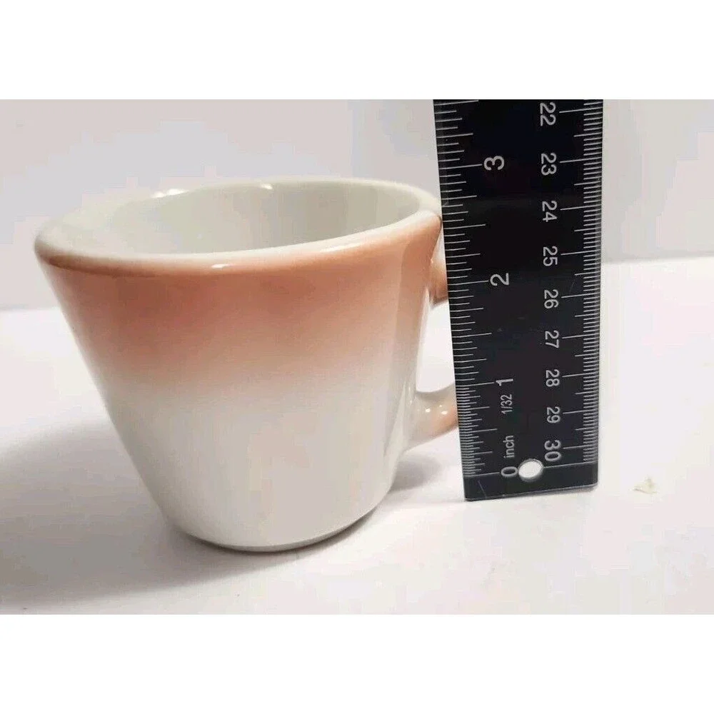 Vintage Jackson Custom China Mug Pink Fade On White K9